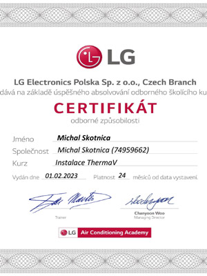 Certifikát